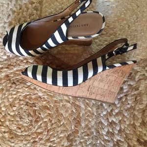 Ann Taylor wedge shoes
